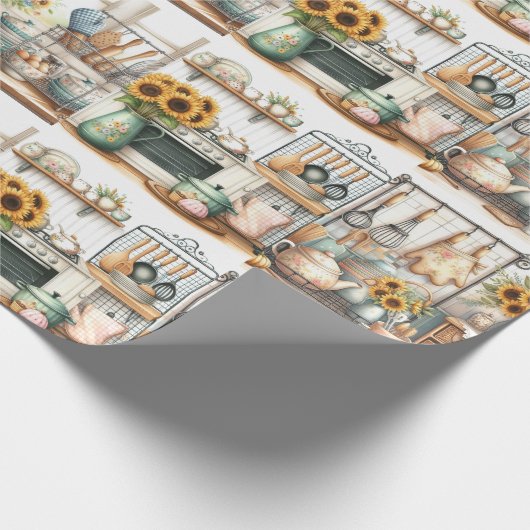 Keuken bruidssalon cadeaupapier (Hoek)