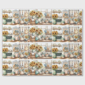 Keuken bruidsshower bevoorraden cadeaupapier (Vlak)