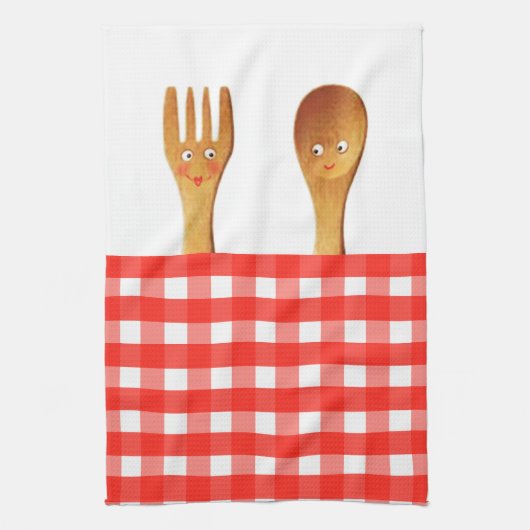 Keuken Bruiloft Cadeau Theedoek (Verticaal)