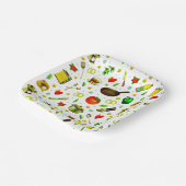 Keuken Bruiloftsborrel Papieren Bordje (Gebogen)