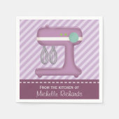 Keuken Cake Mixer zelfgemaakte bakken op maat Servet (Voorkant)