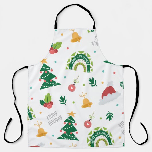 Keuken Canvas All-Over Print Schort - Groot (Voorkant)