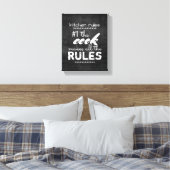 Keuken Canvas Wall Art humor Quote grijs en wit (Insitu (Slaapkamer))