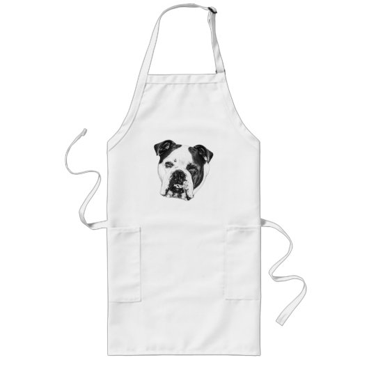 Keuken Carol Bulldog Schort (Voorkant)