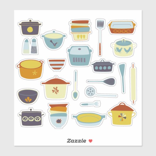 Keuken Casserole Sticker (Vel)