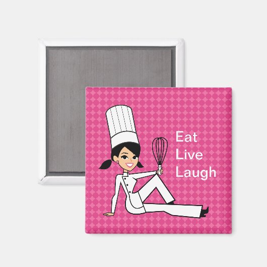 Keuken Chef Koelkast Magneet (Voorkant / Achterkant)