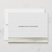 Keuken Chef Koken Verjaardagsfeestje Kaart (Achterkant)