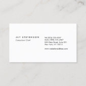 Keuken Chef Kookgerei Catering Visitekaartje (Achterkant)