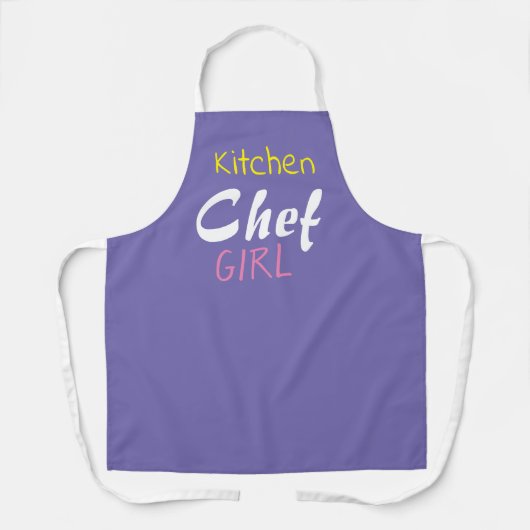 Keuken chef meisje schort (Voorkant)