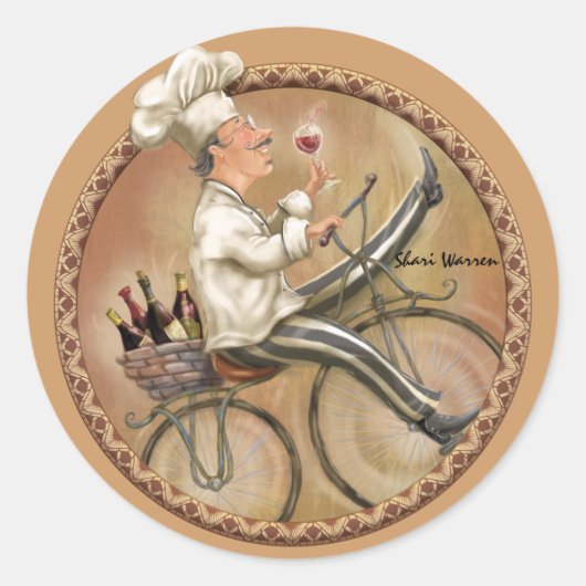 Keuken Chef Sticker - SRF (Voorkant)