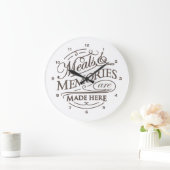 keuken, citaat Acrylwandklok Grote Klok (Huis)