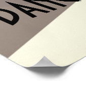 keuken citaat poster mijn keuken is voor dansen (Hoek)