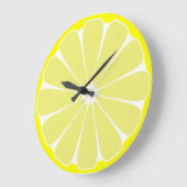 Keuken Citroen Fruit Wandklok Cadeau (Hoek)