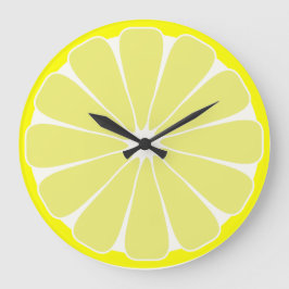 Keuken Citroen Fruit Wandklok Cadeau