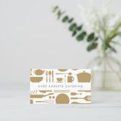 Keuken Collage Goud/Wit Visitekaartje (Staand voorkant)