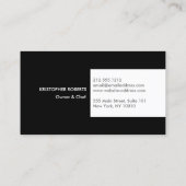 Keuken Collage Zwart/Wit Visitekaartje (Achterkant)