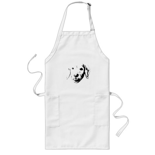 Keuken Comic Pup Lang Schort (Voorkant)