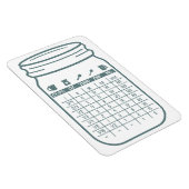 Keuken conversie grafiek flexibele magneet (Rechterzijde)