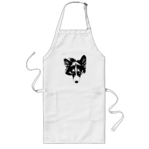 keuken corgi vrolijkheid lang schort