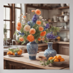 Keuken Culinair  Eten Kunst Poster