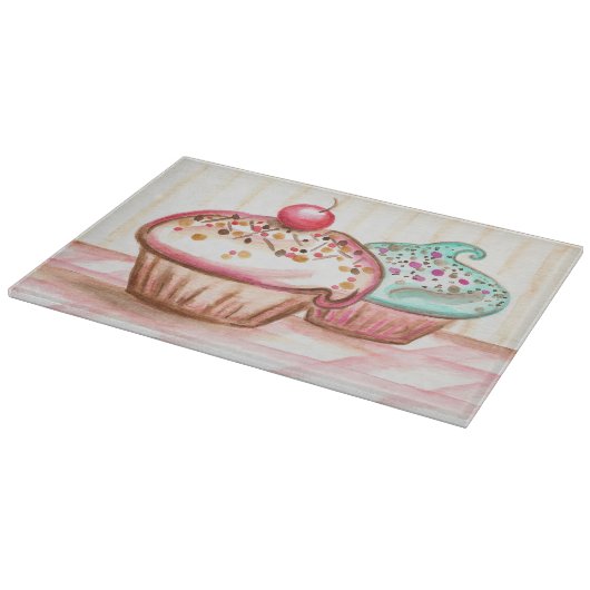 Keuken Cupcake Gift Snijplank (Hoek)