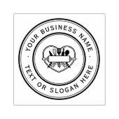 KEUKEN Custom Business Logo Groot Rubberstempel (Afrduk)