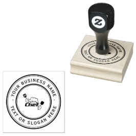 KEUKEN Custom Business Logo Groot Rubberstempel