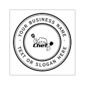 KEUKEN Custom Business Logo Groot Rubberstempel (Afrduk)