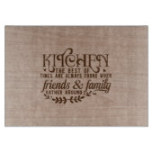 Keuken de beste van tijden voor familie snijplank (Voorkant)