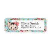 Keuken de Etiketten van het Adres van de Terugkeer (Voorkant)