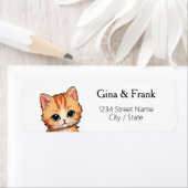 Keuken de Etiketten van het Adres van de Terugkeer (Insitu)