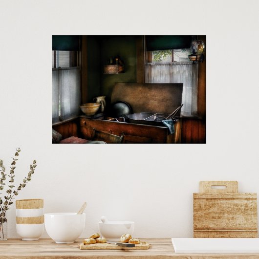 Keuken - De keukengoot Poster (Keuken)