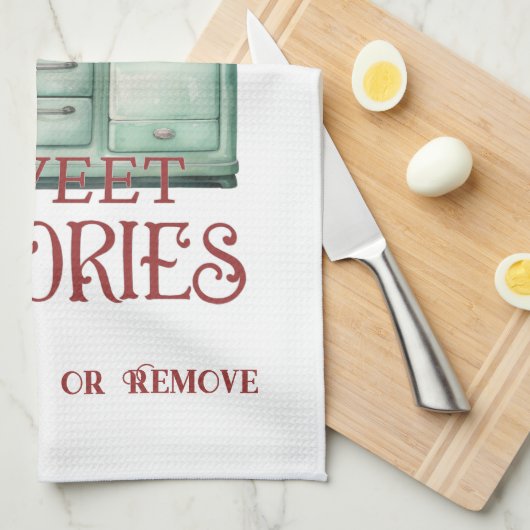  keuken decor bakken zoete herinneringen theedoek (Quarter Fold)