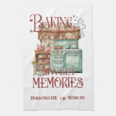 keuken decor bakken zoete herinneringen theedoek (Verticaal)