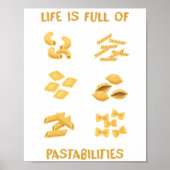 Keuken Decor Grappige Pasta Muurkunst Poster (Voorkant)