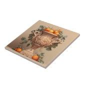 Keuken Decor Sinaasappels & Groene druiven Tegeltje (Zijkant)