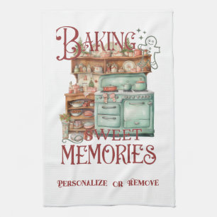 Keuken Decoratie Backen Zoete Herinneringen Vintag Theedoek