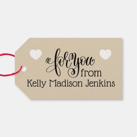 Keuken Desserts Gift Label Cadeaulabel (Achterkant Horizontaal)