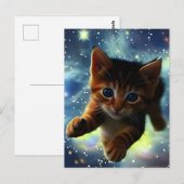 Keuken die in de ruimte lopen briefkaart (Voorkant / Achterkant)