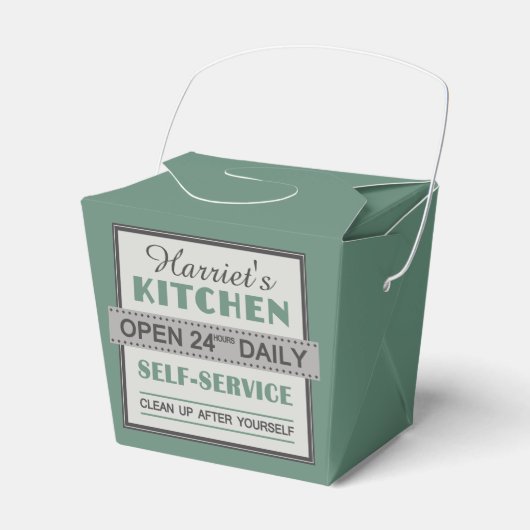 Keuken - douanenaam - gunstdozen bedankdoosjes (Voorkant Zijde)