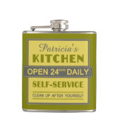 Keuken - douanenaam - kolf heupfles (Voorkant)