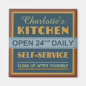 Keuken - douanenaam - magneet (Voorkant)