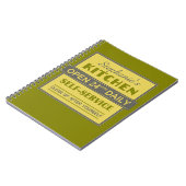 Keuken - douanenaam - notitieboek (Linkerzijde)