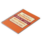 Keuken - douanenaam - notitieboek (Linkerzijde)