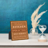 Keuken - douanenaam - plaque fotoplaat (Insitu)