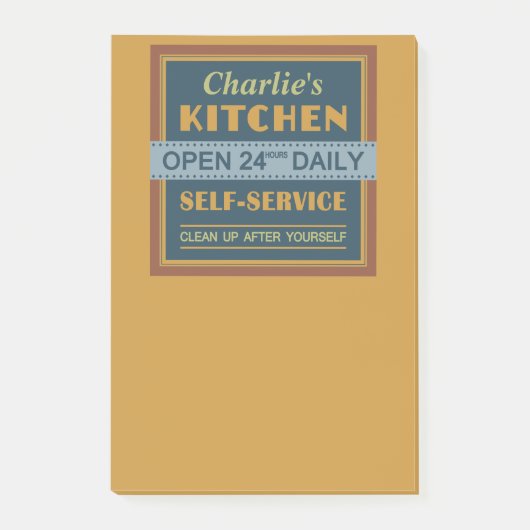 Keuken - douanenaam - Post-it nota's Post-it® Notes (Voorkant)