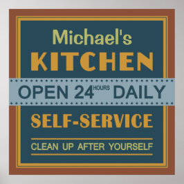 Keuken - douanenaam - poster