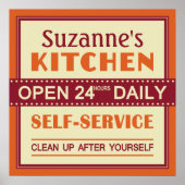 Keuken - douanenaam - poster (Voorkant)