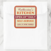 Keuken - douanenaam - stickers (Tas)