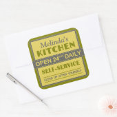 Keuken - douanenaam - stickers (Envelop)